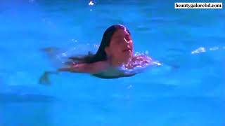 Madhuri Dixit High Cut Swimsuit  90s Actress Rare 