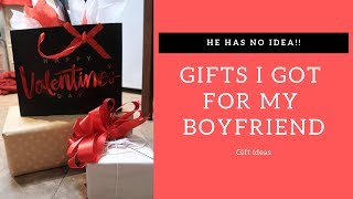 What I Got My Boyfriend For Valentine's Day | GIFT IDEAS FOR YOUR BOYFRIEND