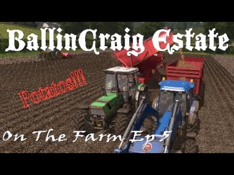 Let's Play Farming Simulator 17 PS4 | BallinCraig Estate | On Tour Ep 5