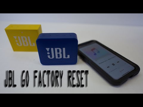 Howto RESET JBL GO and GO2