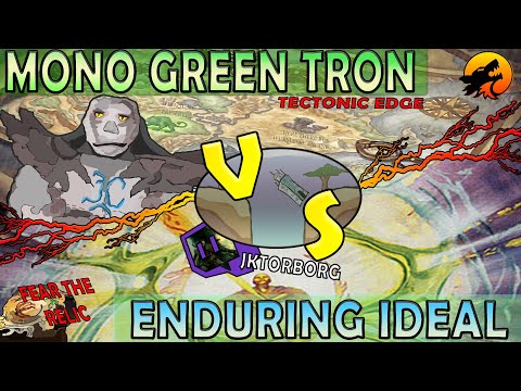 Mono Green Tron VS Bant Enduring Ideal｜Relic of Progenitus MVP! ｜MTGO Modern League Match