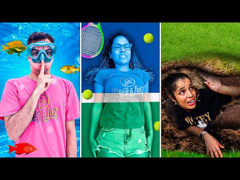 ME CAMUFLEI PARA ROUBAR NO ESCONDE ESCONDE DA NOVA MANSÃO E ELES SE REVOLTARAM!