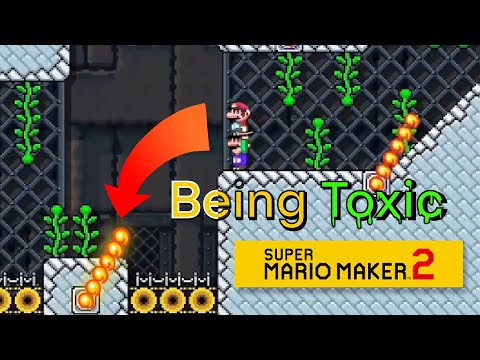 Being Toxic (Mean) In Super Mario Maker 2 Multiplayer Versus