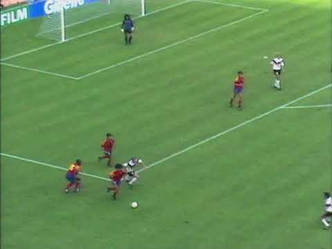 Colombia vs Alemania - Goles Mundial Italia 90 (Narracion Original)