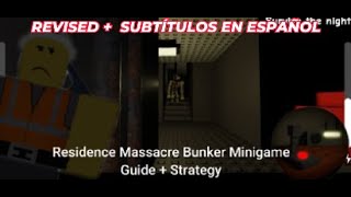 Residence Massacre The Bunker REVISED GUIDE + STRAT for beginners