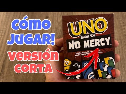 UNO NO MERCY how to play easily / UNO NO MERCY short version / how to play UNO / UNO NO MERCY #UNO