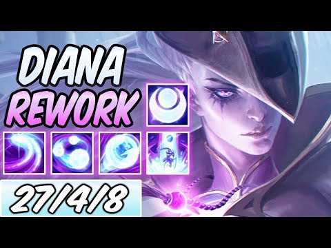 S+ DIANA REWORK GUIDE | New Build & Runes 40% CDR | Diamond Commentary | League of Legends | S10