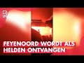 ?⚪️ | WAANZINNIG! Dit zag de SPELERSBUS van FEYENOORD bij FEESTELIJK ONTHAAL