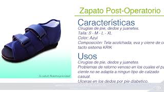 Zapato Post Operatorio