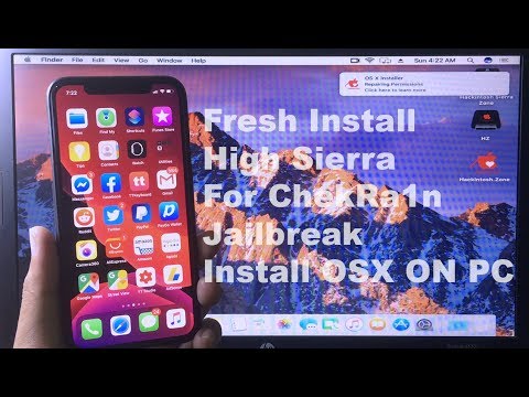 *NEW* Install High Sierra For Jailbreak Using CheckRa1n (Windows User)