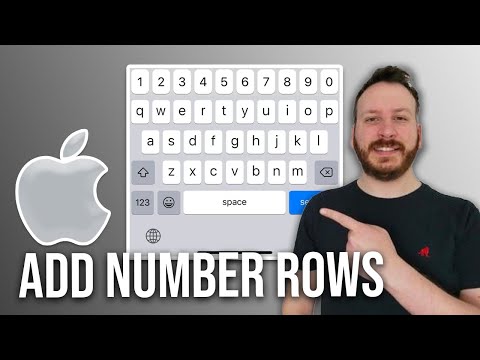 How To Add Number Rows Above Alphabets In Keyboard In iPhone 2024