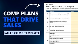How to Structure a Sales Compensation Plan with Examples
