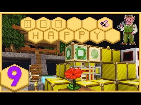 Minecraft: Bee Happy - #9 - Trees and Metal Bees (FTB Modded Minecraft)
