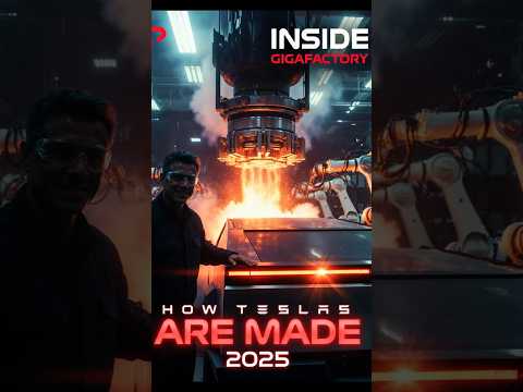 How Tesla Cars Are REALLY Built in 2025 – Full Gigafactory Tour 4K #tesla #care #shorts #2026