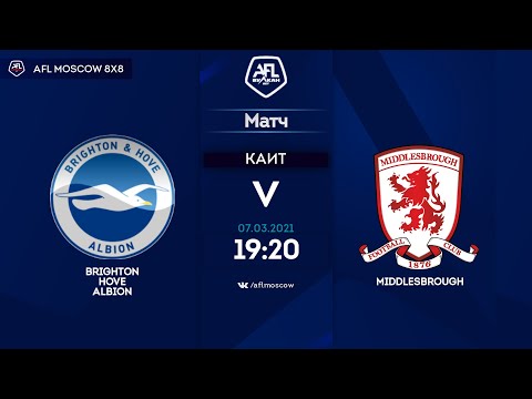 AFL20. England. League One. Day 19. Brighton & Hove Albion - Middlesbrough
