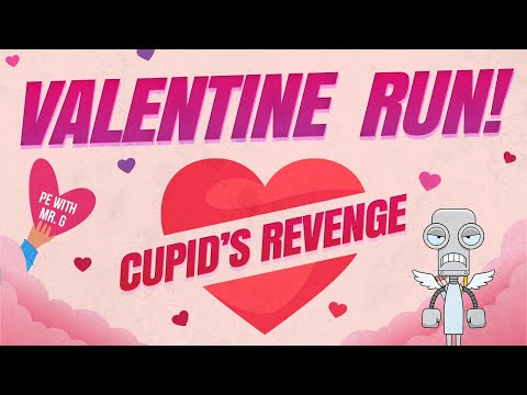 Valentine Run - Cupid's Revenge | Valentines Day Brain Break | GoNoodle Inspired