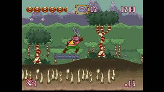 'Power Piggs of the Dark Ages' Game Capture from Evercade (Piko Interactive Collection 1 Cartridge)