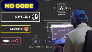 Build a GPT-4.1 Clone with Lovable and n8n (No Code)