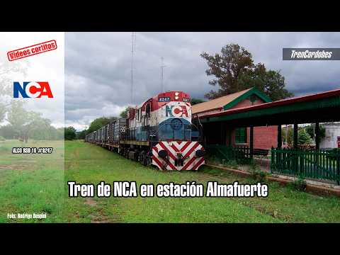 Tren de NCA en estación Almafuerte #nca