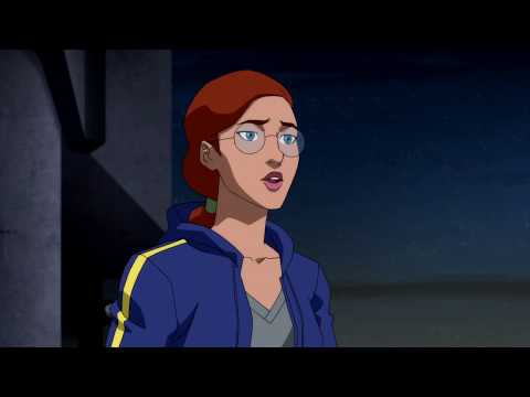 Oracle and Bruce discussion and fight scene Young Justice outsiders