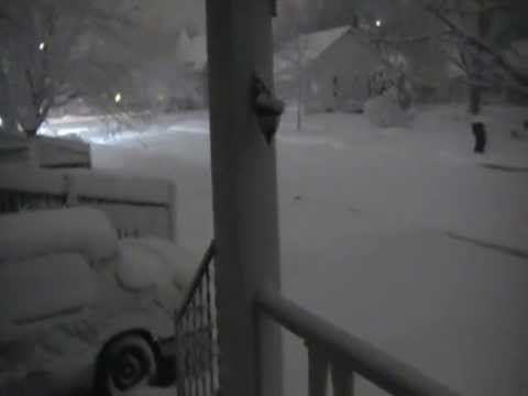 Snow Accumulation: Wichita, Ks 2-26-13 4 AM