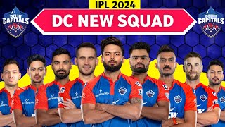 IPL 2024 | Delhi Capitals Team Full Squad | DC Full Squad 2024 | DC Team New Players List 2024
