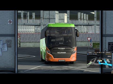 ETS 2 Von Köln Nach Le Havre Mit dem Scania Touring Bus