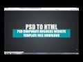 PSD To HTML Tutorial