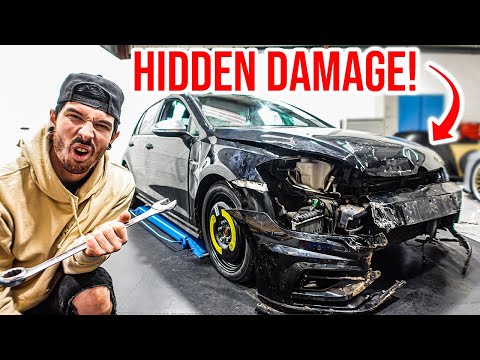 FIXING MY WRECKED VW GOLF R