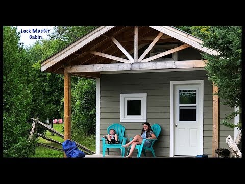 Lock 35 Trent-Severn Waterway Rustic Cabin Camping