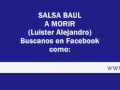 Como Ayer Octava Dimensión Salsa Baúl A Morir