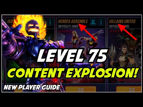 New Player Guide For Level 75! | Iso8, New Campaigns, Dark Dimension Planning! | Marvel Strike Force