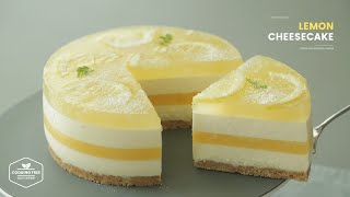 노오븐~ 레몬 치즈케이크 만들기 : No-Bake Lemon Cheesecake Recipe | Cooking tree