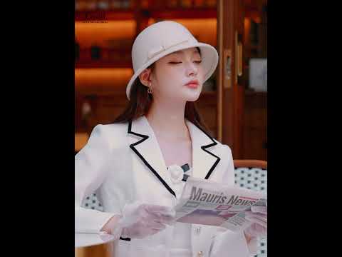 Conjunto bộ công sở dạ Tweed phối áo khoác e đầm màu trắng thanh lịch - AD27B202