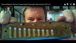 Steve Malerbi Hohner Customized Chromatic Harmonica 270 in C review from playharmonica.co.uk