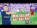 😂MO SALAH! HA! HA! HA!😂 (Chelsea vs Liverpool 1-1 Parody 2018 Sturridge Hazard Goals Highlights )