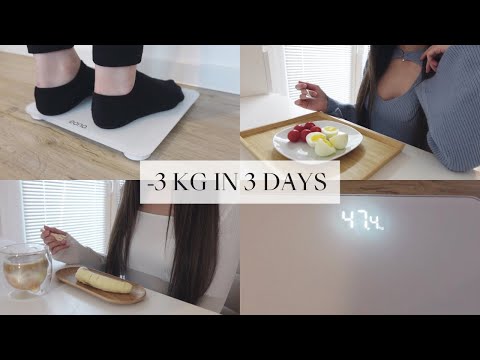 -3 KG IN 3 DAYS | How I lost 3 kg in 3 days🔥 [diet vlog]