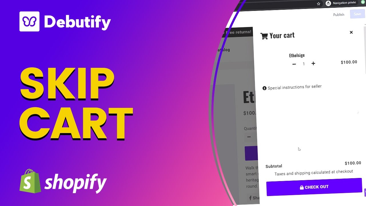Skip cart