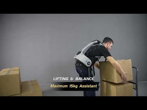 BES-P waist exoskeleton function demonstration