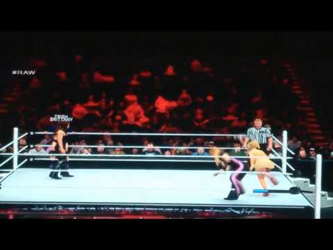 wwe 2k17 stephaine mcmahon and ivory vs trish stratus and sable