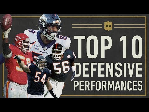The Top 10 Greatest Single-Game Defensive Performances in NFL History | Vault Stories