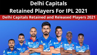 Delhi Capitals Retained Players For IPL 2021| Delhi Capitals Released Players 2021| DC Squad 2021