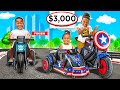 SURPRISING DJ KYRIE NOVA WITH POWER WHEEL MOTORCYCLES The Prince Family Clubhouse