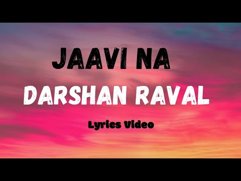 Jaavi Na Lyrics Video। Ishq Vishk Rebound। @DarshanRavalDZ। Rohit Saraf। Pashmina Roshan।