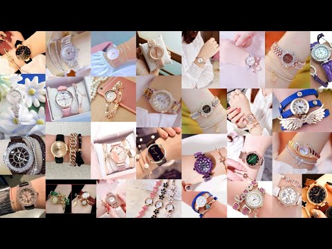 beautiful girl stylish hand watch/ stylish hand watch