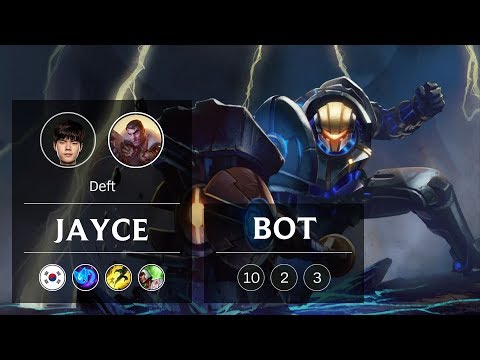 Jayce ADC vs Ezreal - KR Challenger Patch 9.1