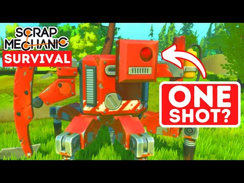 Scrap Mechanic: The EASIEST Video Game Boss I've Ever Faced