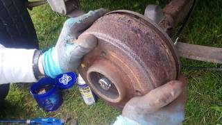 Knott drum brakes replacement Ifor Williams GD84G trailer