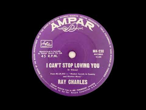1962: Ray Charles - I Can't Stop Loving You - mono 45