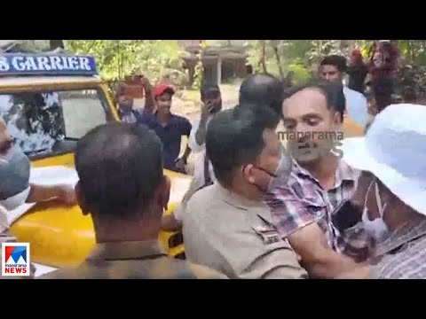 സില്‍വര്‍ലൈന്‍ കല്ലിടലിനെതിരെ കണ്ണൂര്‍ ചാലയില്‍ പ്രതിഷേധം; കല്ലുമായി എത്തിയ വാഹനം  തടഞ്ഞു Siverline